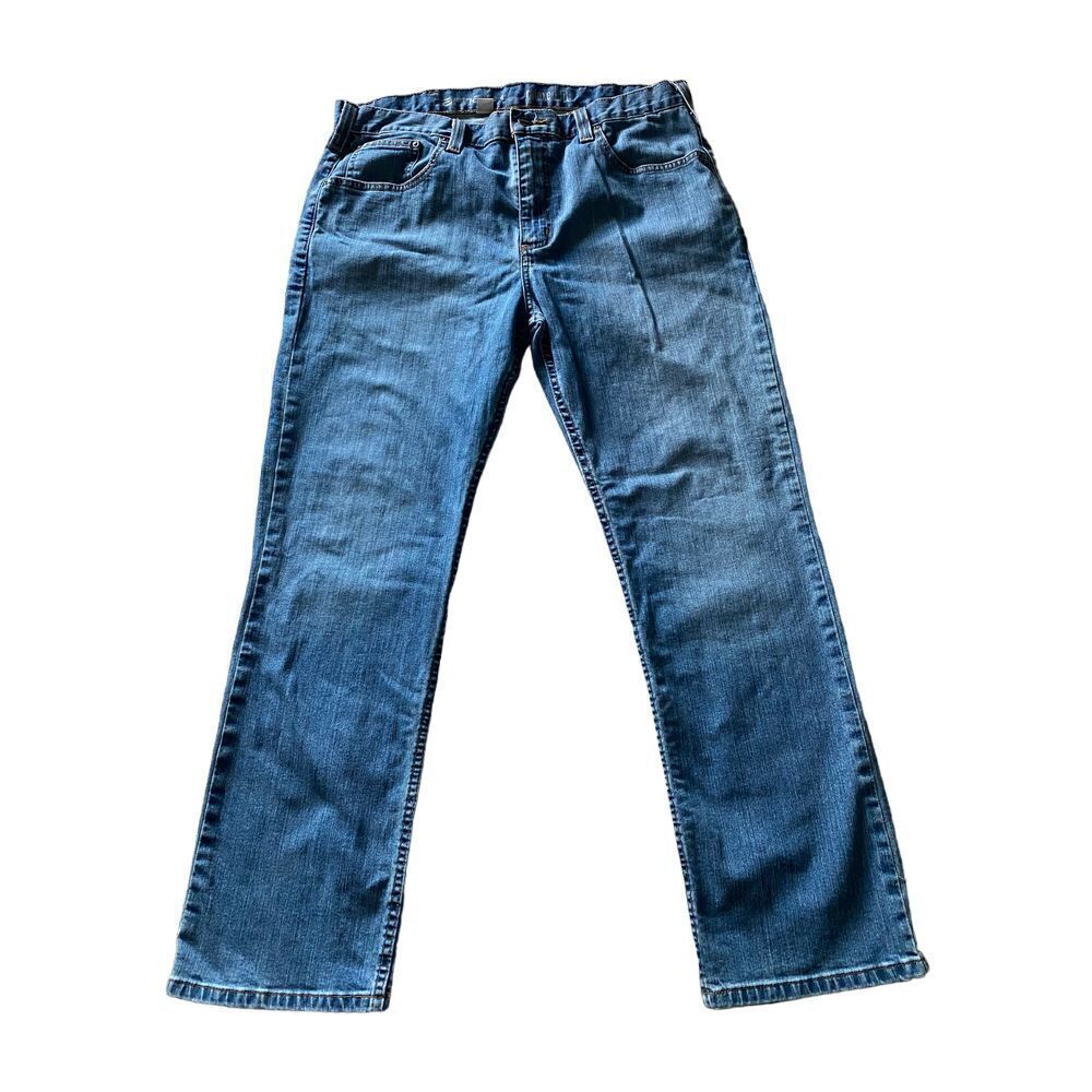 Carhartt Men's Classic Straight Leg Denim Jeans Casual Work Wear Size 36x30